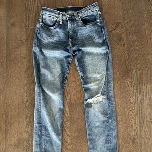 R13 Blue Sid Skinny Jeans In Chaz Blue